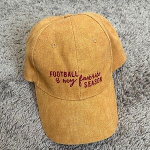Mustard Yellow Baseball Cap with Embroidery